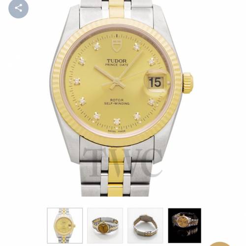 好𠃊新凈🤣 Tudor 74033 金鋼 新裝實金帶 平到笑😂$10800