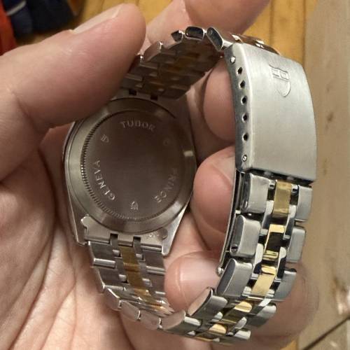 好𠃊新凈🤣 Tudor 74033 金鋼 新裝實金帶 平到笑😂$10800