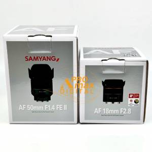 🔥限時優惠🔥 Samyang AF 18mm F2.8 FE + AF 50mm F1.4 FE II for Sony E