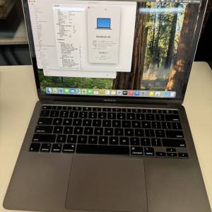 2020 MacBook Air 13吋 A2179 (Intel i3/8G) 送充電器