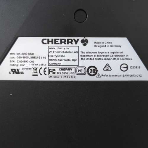 Cherry G80-3800L