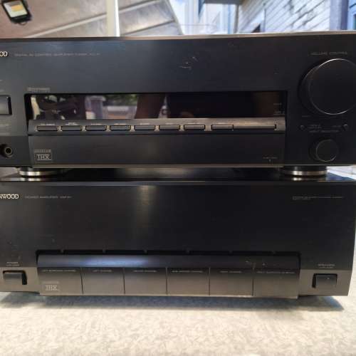 Boston 555x主喇叭 595x超低音，Kenwood KC-X1 KM-X1 前後級AV擴音機