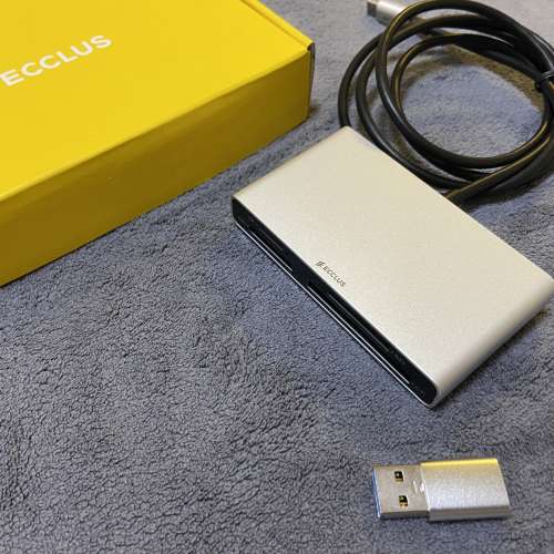 Metal All-in-One USB 3.0 Card Reader, Dual Interface USB-C & USB-A