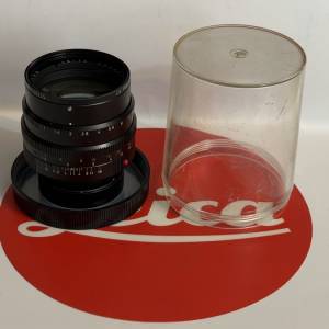 Leica Letiz M50/1.0 E58 Noctilux with hood 12519, first batch production len