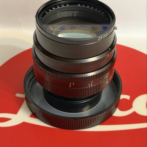 Leica Letiz M50/1.0 E58 Noctilux with hood 12519, first batch production len