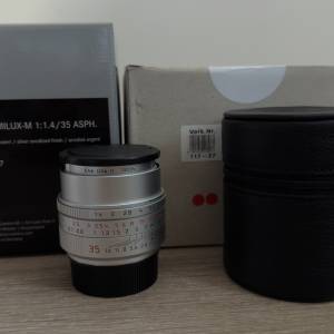 [99%新] Leica Summilux-M 35mm f/1.4 ASPH. FLE II (2022版) 銀色 Silver (11727) ...