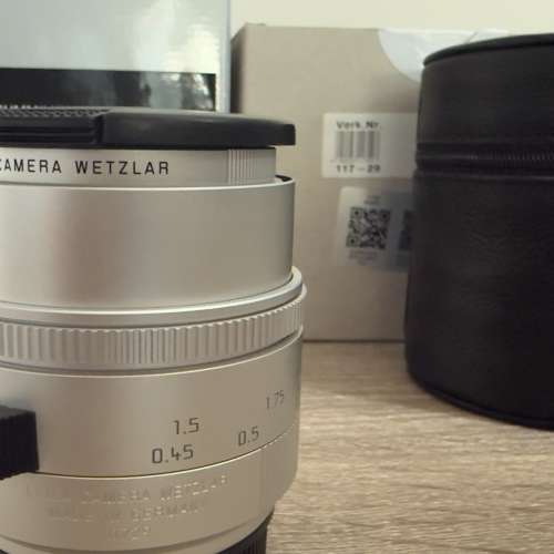 [99%新] Leica Summilux-M 50mm f/1.4 ASPH. II (2023版) 銀色 Silver (11729) 齊盒...