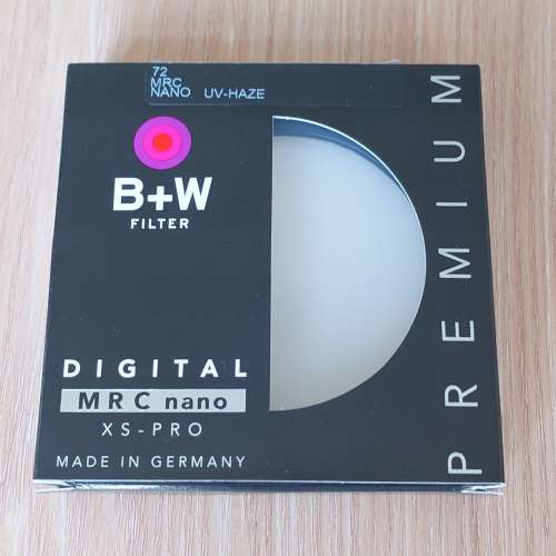 B+W XS-PRO 010 UV 72mm MRC Nano Filter