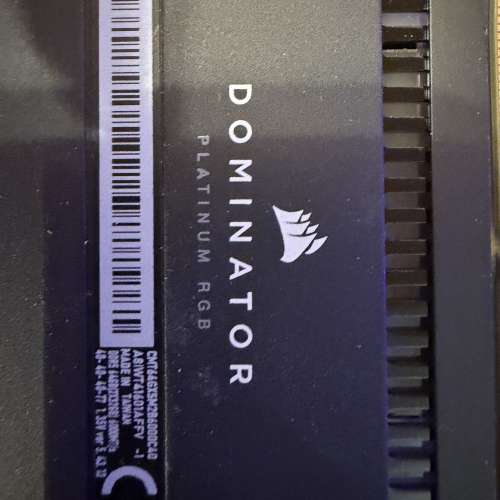 【放售】Corsair DOMINATOR PLATINUM RGB DDR5 6000MHz 64GB Kit