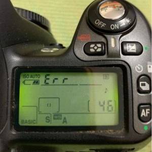 Repair Cost Checking For Nikon D90 出 Err Code 維修報價參考方案