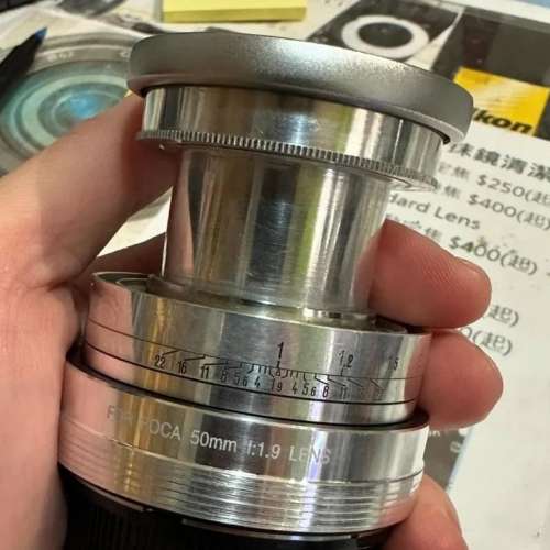 Repair Cost Checking For Foca Oplarex 5cm f1.9 Lens Cleaning, Aperture Repair