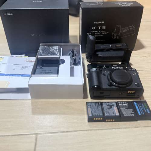 Fujifilm XT3 機身加直倒手柄（連盒）只用過兩次