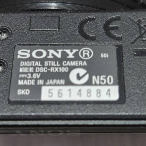 Sony RX100 第一代日本製
