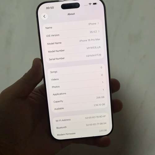 📱iPhone 16 pro max 金色256GB🔥美版全原裝