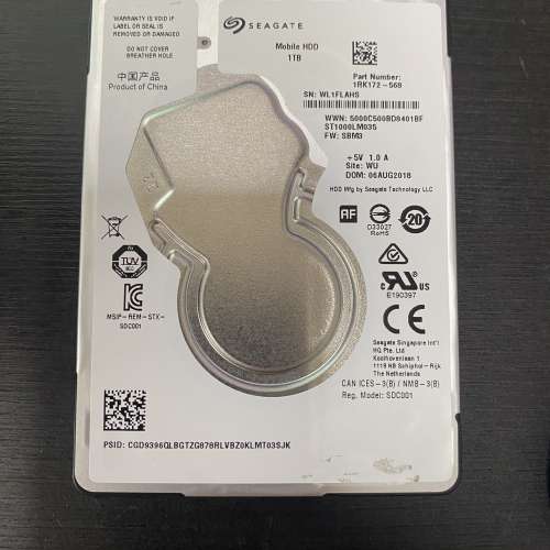 500G，1T，2T HDD