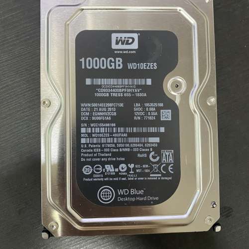 500G，1T，2T HDD