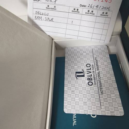 OBLVLO 水晶外殼機械手錶