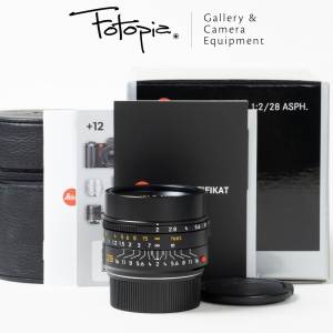 || Leica Summicron-M 28mm F2 ASPH - Black / 11618 / 0.4m Focus, full packing ||