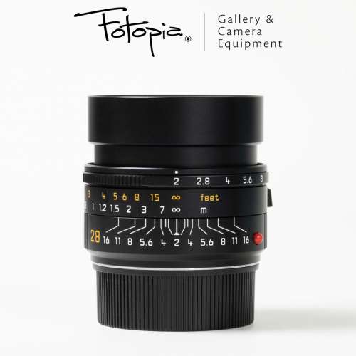 || Leica Summicron-M 28mm F2 ASPH - Black / 11618 / 0.4m Focus, full packing ||
