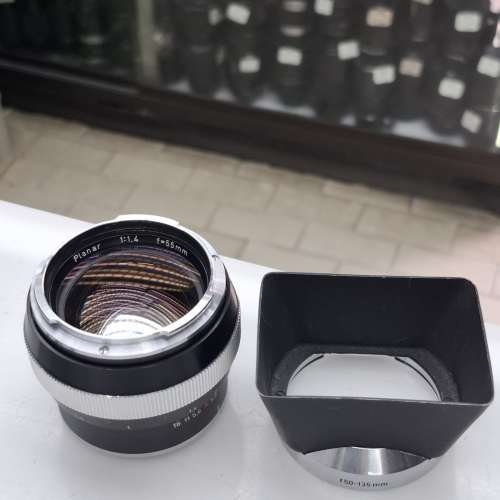 CONTATEX CARL ZEISS PLANAR 55MM F1.4 BLACK