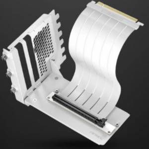 Antec PCI-E 4.0 Riser Cable With Vertical Bracket Cable Kit (200mm) - (White) Wh