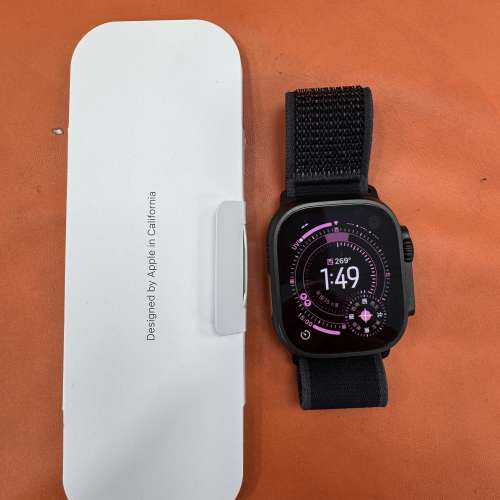 99%New Apple Watch Ultra 2 49MM (LTE版) 黑色 香港行貨 有配件 電池效能98% 自用一...