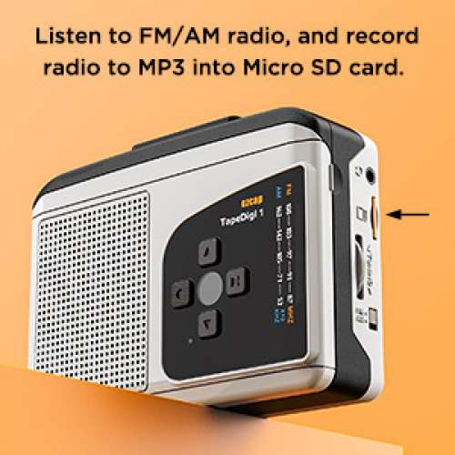 懷舊加新科技卡式帶收音機MP3轉錄播放器 TF卡 有味