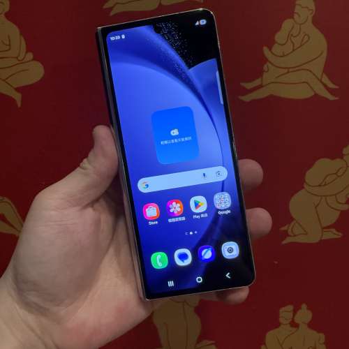 全網最平🔥Samsung galaxy fold 5 12+256 歐版雙卡eSIM藍色可換iphone/ipad