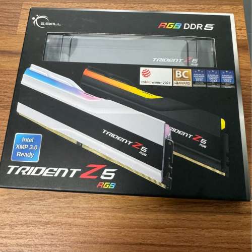 G.Skill Trident Z5 RGB DDR5 5600MHz, 32GB (2x16GB) 有單盒, 永保