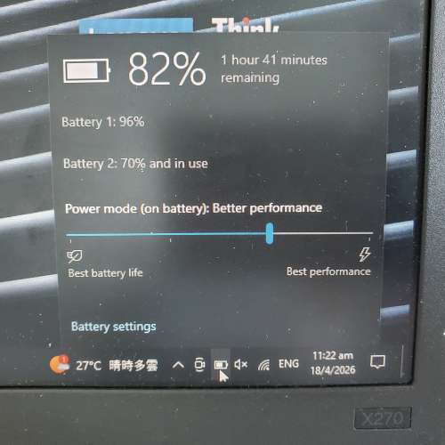 Lenovo x270, i7-7500u