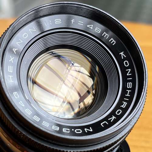 Konica 48mm f/2 旁軸拆機改口鏡頭