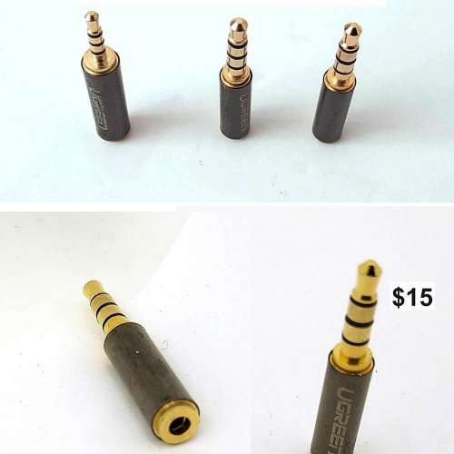 手機耳機轉換插頭2.5mm轉3.5mm轉接頭電腦音頻公對母小轉大 3.5mm轉2.5mm $12