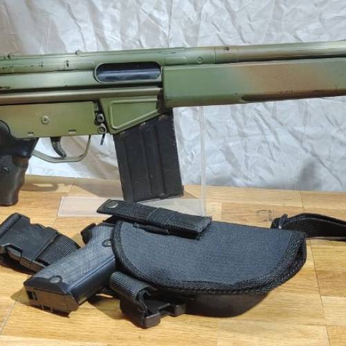 MARUI. Hk G3A4 
+ 大髀槍袋連槍