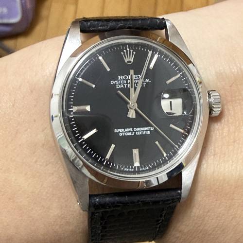 好L型😆 Rolex 1600 靚黑面 69大釘字 原裝帶扣 $34500