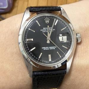 好L型😆 Rolex 1600 靚黑面 69大釘字 原裝帶扣 $34500