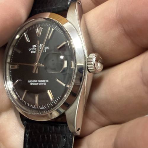 好L型😆 Rolex 1600 靚黑面 69大釘字 原裝帶扣 $34500