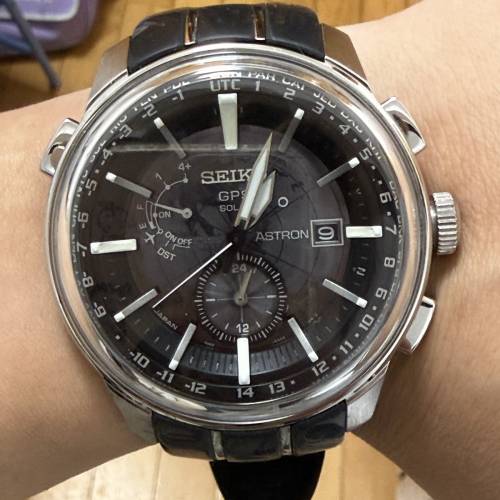SEIKO  SAS031 7X52 GPS Astron Solar watch 精工錶 全球定位太陽能腕錶 $2999