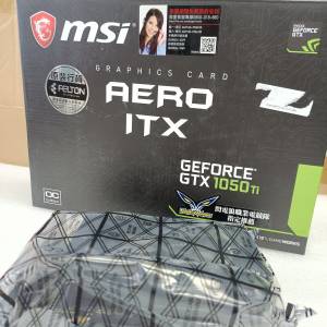 全新 MSI GeForce GTX 1050 Ti AERO 4G OCV1