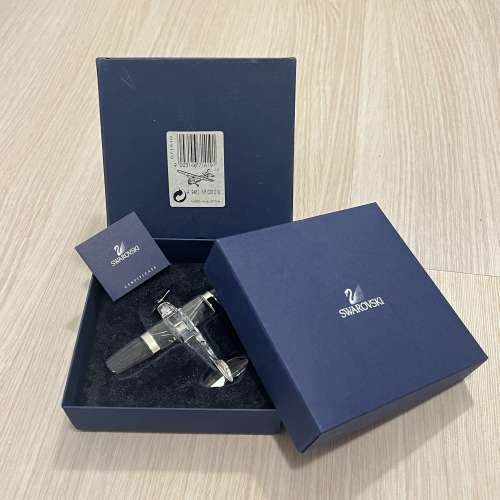 Swarovski水晶飛機擺件