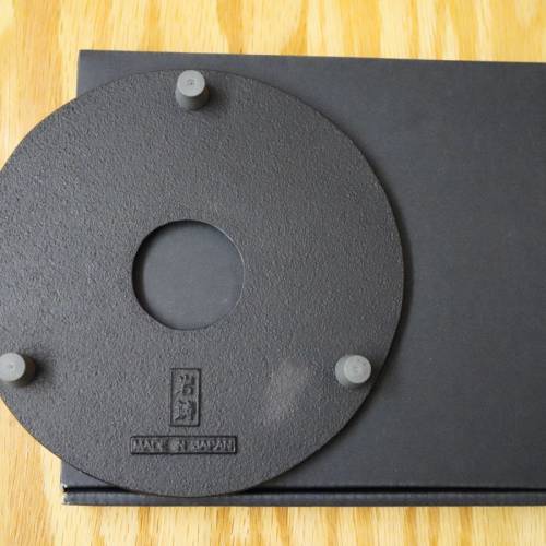 岩鋳 Iwachu 釜敷 南部鉄器 南部鐵器茶壼煮水器隔熱墊 黑色/藍色