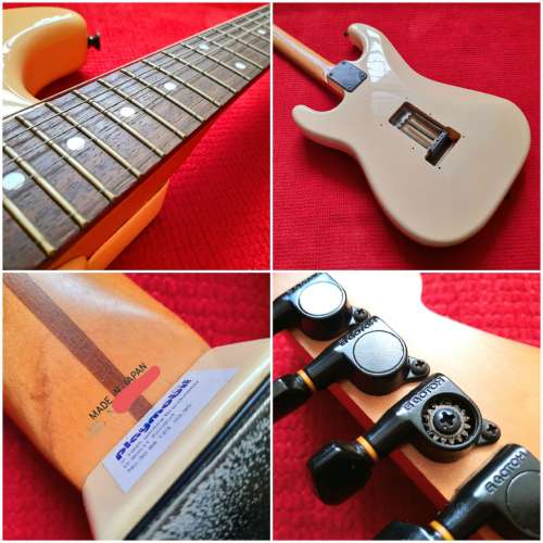 FENDER Squier Floyd Rose Series Stratocaster Reverse Headstock 90's  MADE IN JAP