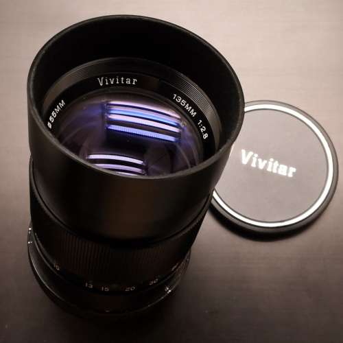 Nikon - Vivitar MC 135mm f/2.8 手動對焦人像鏡 連Hood