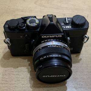 Olympus OM-1n 連原廠50mm 1.8大光圈鏡頭十135mm鏡頭