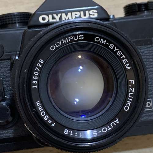 Olympus OM-1n 連原廠50mm 1.8大光圈鏡頭十135mm鏡頭