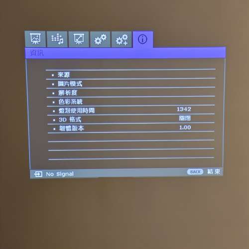 BenQ w2000投影機