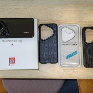 Huawei Pura 80 Ultra （16G / 512G)  + mon 貼 + 鏡頭貼 + 液態散熱殼（可少議）