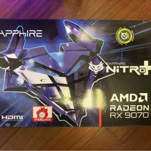 Sapphire RX 9070xt Nitro+ 16G display card 顯示卡 行貨