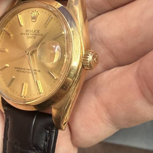 Rolex 1500 18k金 原裝包金扣 $39999