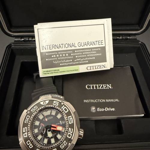 Citizen星晨 Promaster Eco-Drive 1000m BN-7020-09E光動能 超級鈦 Made in Japan ...