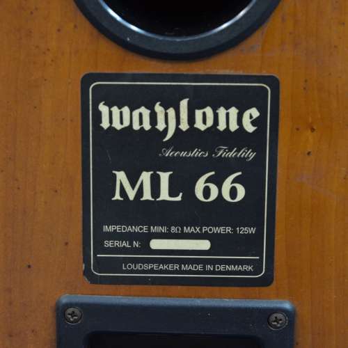 丹麥Waylone ML66 6.5寸書架喇叭 Speakers Made in Denmark